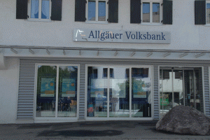 Filiale der Allgäuer Volksbank in Oberstdorf