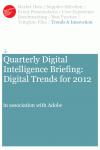 Studie über digitale Trends für das Jahr 2012