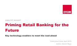 Banken und Sparkassen müssen ihr Retail Banking für die Zukunft vorbereiten
