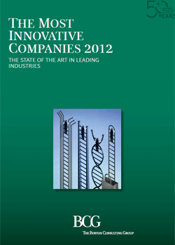 Studie von Boston Consulting über die innovativsten Unternehmen in 2012