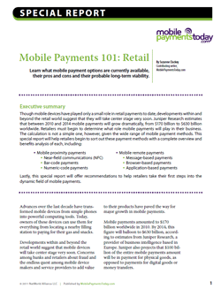 Optionen im Bereich Mobile Payment