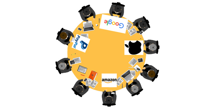 Amazon, Apple, Google, Intuit und PayPal verbünden sich