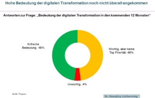Bedeutung der digitalen Transformation aus Unternehmenssicht