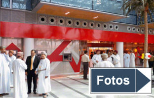 Die Eröffnung der neuen Bankfiliale der BankMuscat im Oman