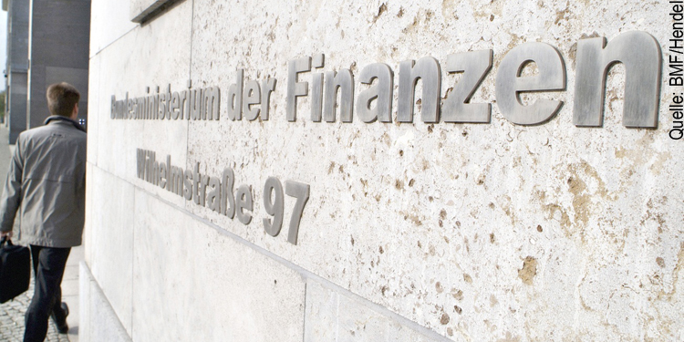 Bundesministerium der Finanzen - Eingangsbereich