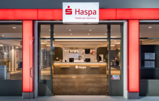 Haspa präsentiert neues Design für Bankfilialen