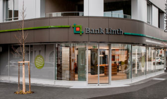 Außenansicht der Bank Linth, Geschäftsstelle Siebnen