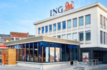 Außenansicht des Client House der ING Belgien