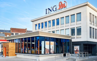 Außenansicht des Client House der ING Belgien