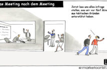 Cartoon: Nach dem Meeting ist vieles anders