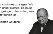 Was Winston Churchill angesichts der Coronakrise sagen würde.