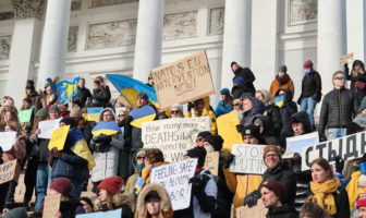 Demonstration gegen den Krieg in der Ukraine