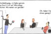 Cartoon: Störungen in Meetings nehmen zu