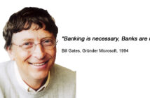 Bill Gates berühmtes Banking-Zitat aus dem Jahr 1994