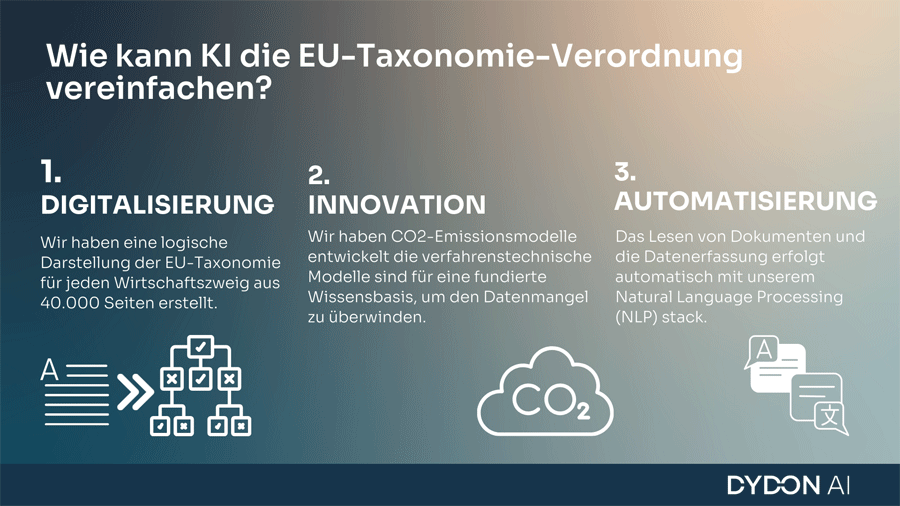 Künstliche Intelligenz kann die EU-Taxonomie-Verordnung vereinfachen